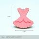 Handmade Pine Wood Pink Dress Knob for Kids Furniture
